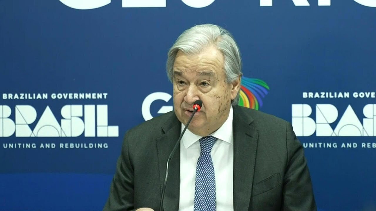 Guterres llama al G20 a asumir "liderazgo" para alcanzar un acuerdo "exitoso" en la COP29 | AFP