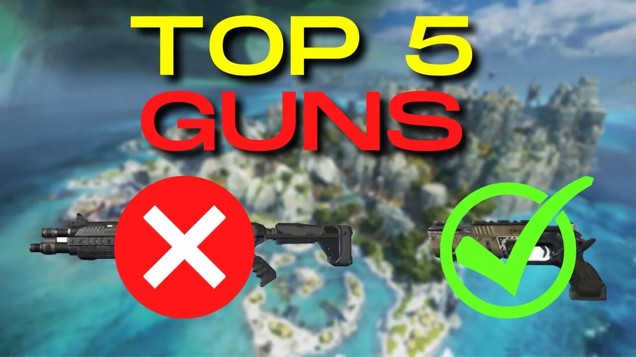 TOP 5 WEAPONS IN APEX SEASON 13! USE THESE WEAPONS!
