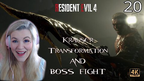 Krauser Boss Fight and Transformation in 4K // Resident Evil 4 Remake