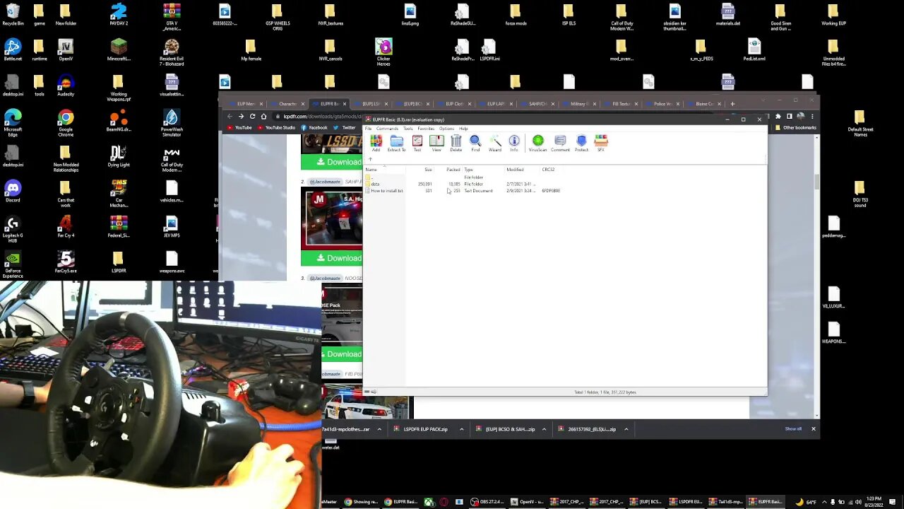 Driving with my wheel