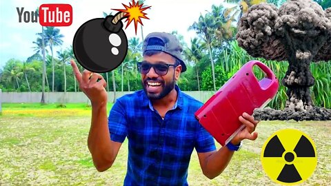 ഗുണ്ട് കൊണ്ട് എമർജൻസി ലാമ്പ് പൊളിച്ചു🔥🔥🔥🔥|WE EXPLODED EMERGENCY LAMP USING BOMB, Fire cracker experi