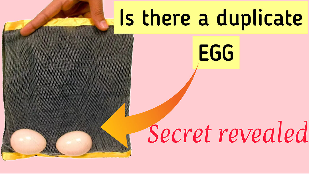 Magic Revealed😱🤯🤯 Egg bag magic exposed!! #magic #viral #tricks