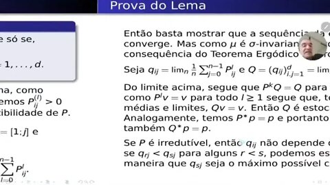 Teoria Ergódica: Ergodicidade de Deslocamentos (shifts) de Markov