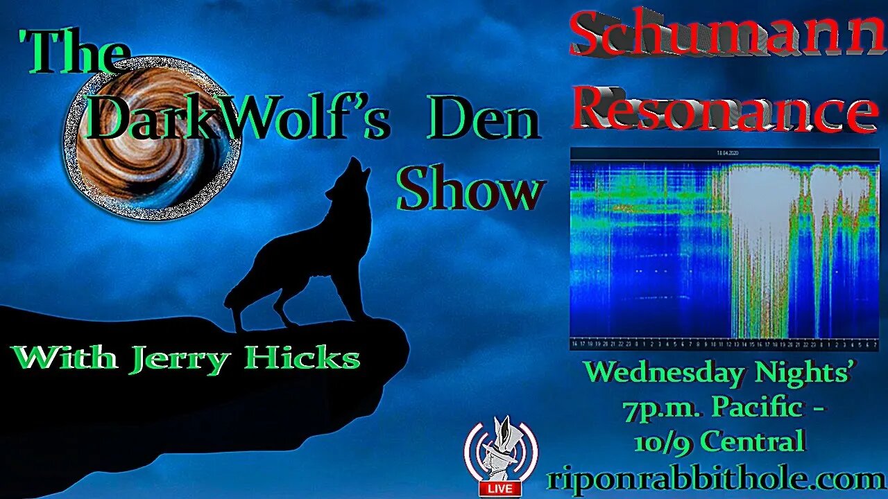 🐺The DarkWolf's Den Radio Show🐺: 🔉📉The🔊Schumann 📈Resonance 🎛️Challenge📊