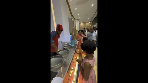 Enjoy the ice cream darling