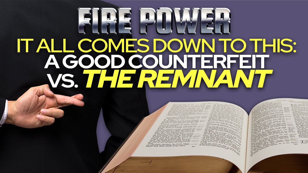 👉REMANANT REPLAY👈 Fire Power! • "It All Comes Down To This: A Good Counterfeit vs. The Remnant"