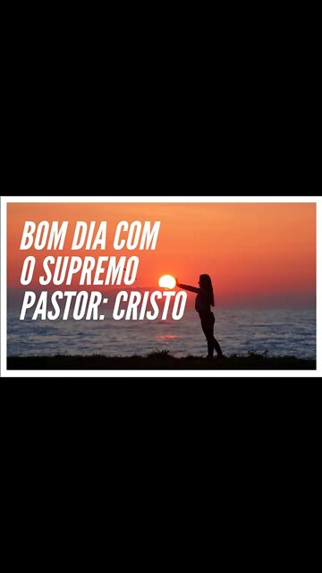 BOM DIA COM O SUPREMO PASTOR.
