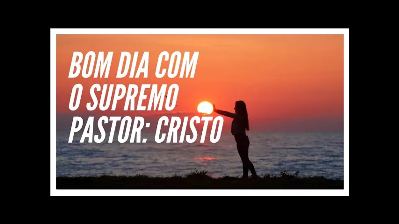 BOM DIA COM O SUPREMO PASTOR.