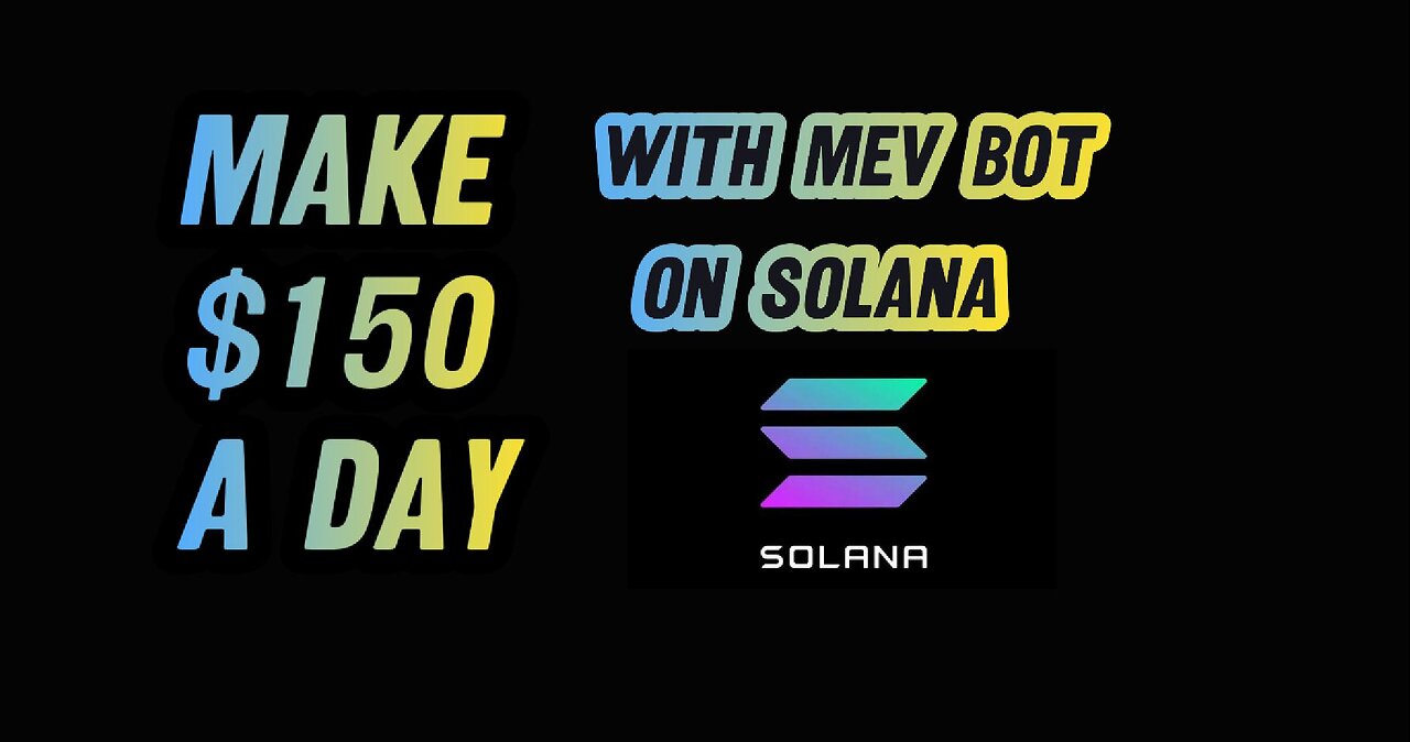 Make More Solana Daily with Solana Sandwich Bot