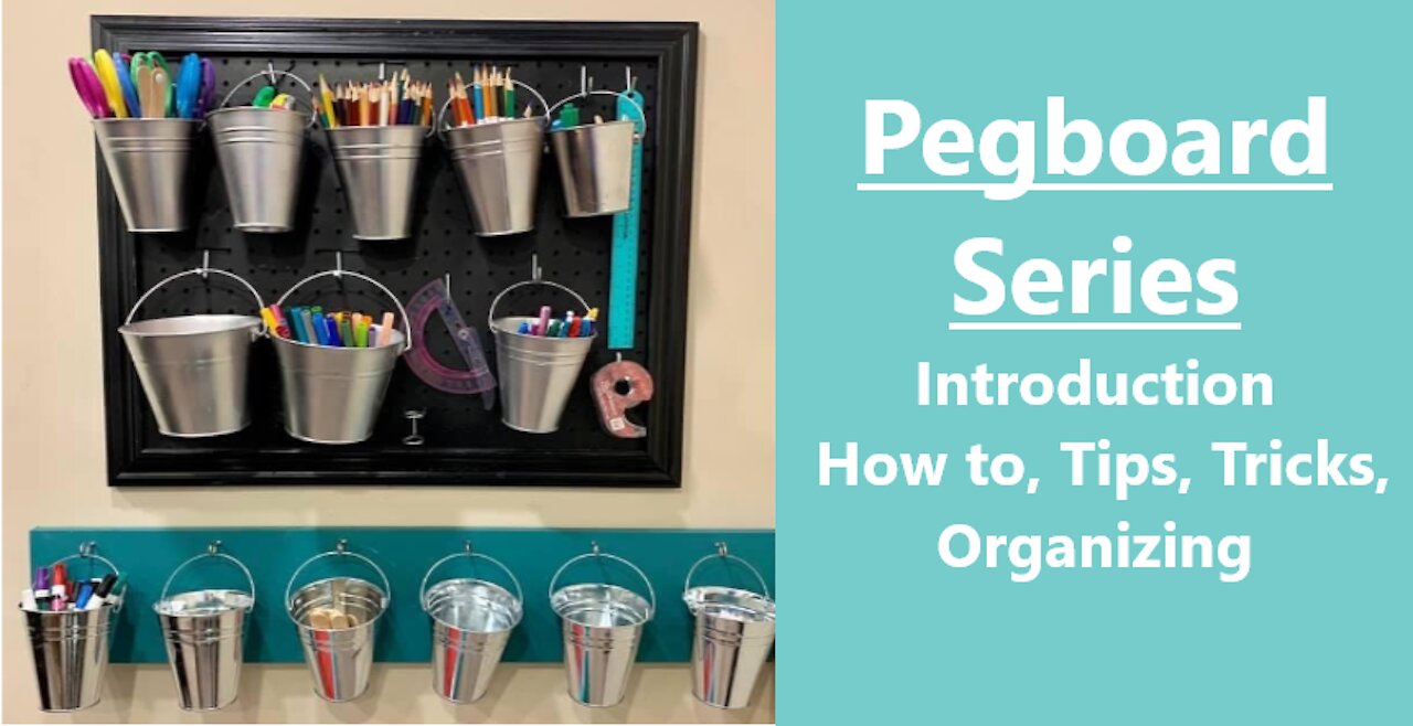 Craft Pegboards: how you can use this in your craft room