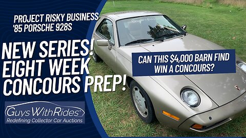 How To Prepare a Porsche 928 For Concours Competition