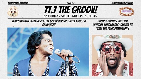 Saturday Night GROOV-A-THON: Local Man Claims Disco Ball Controls the Weather!