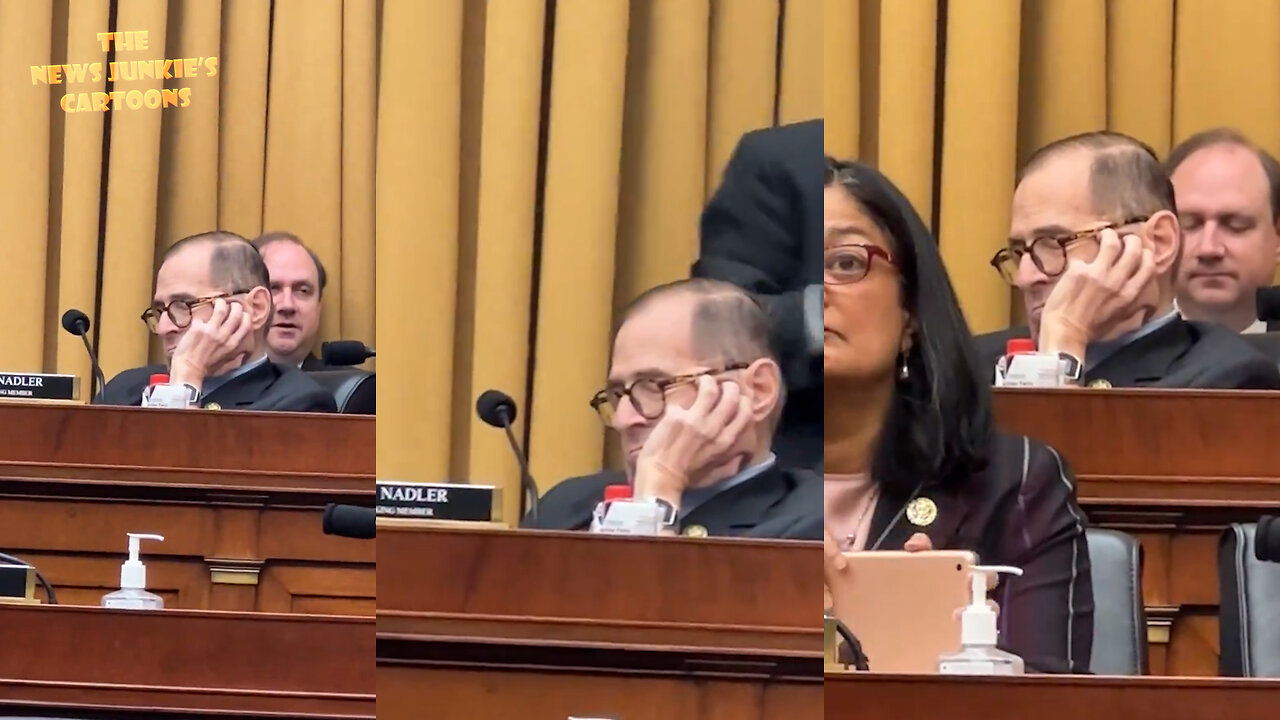 House Judiciary Committee Ranking Member Democrat Jerry Nadler literally sleeping on his duty paid by American taxpayers.