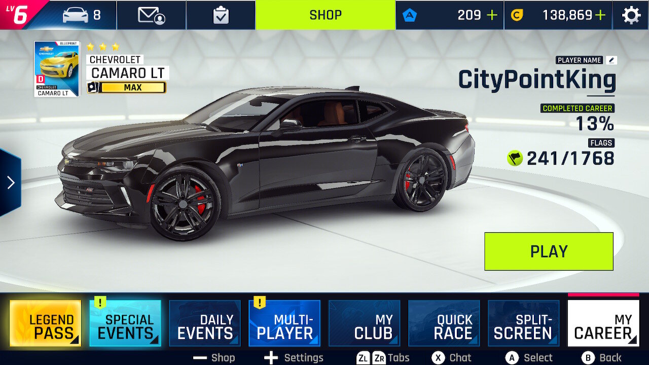 Asphalt 9 Legends - Camaro LT - Beat 30's Daily Challenge