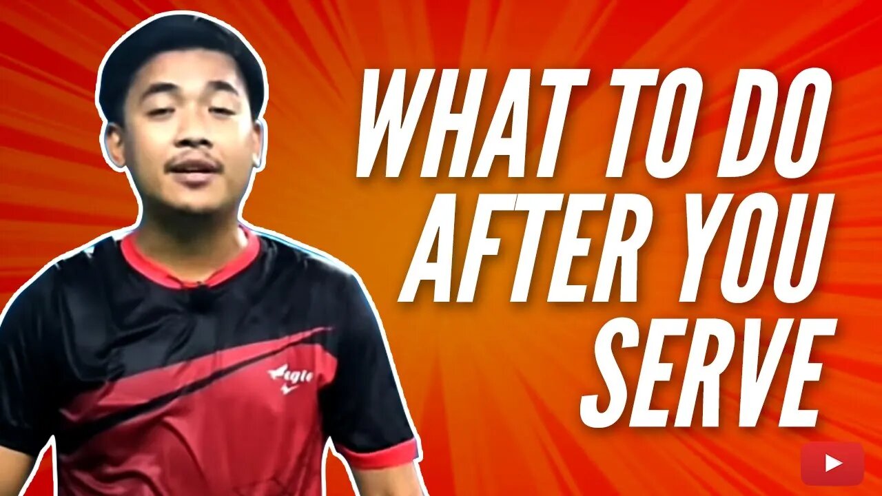 What should you do after your doubles service? Badminton Tips from Fikri fazrin - English Subtitles