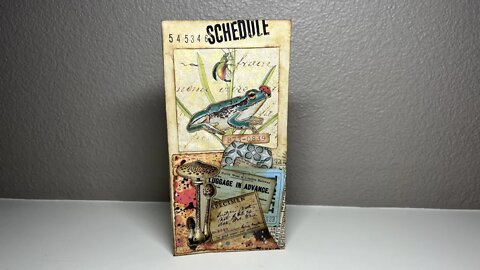 Ephemera: Faux Scientific Slide Booklet Plus Birthday Tag!!!