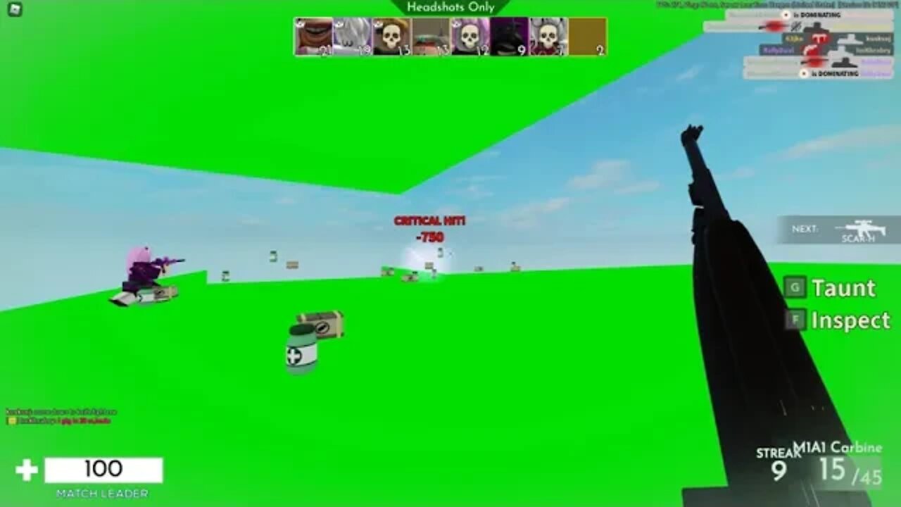 R12 Kill-Streak lol... (Roblox Arsenal)