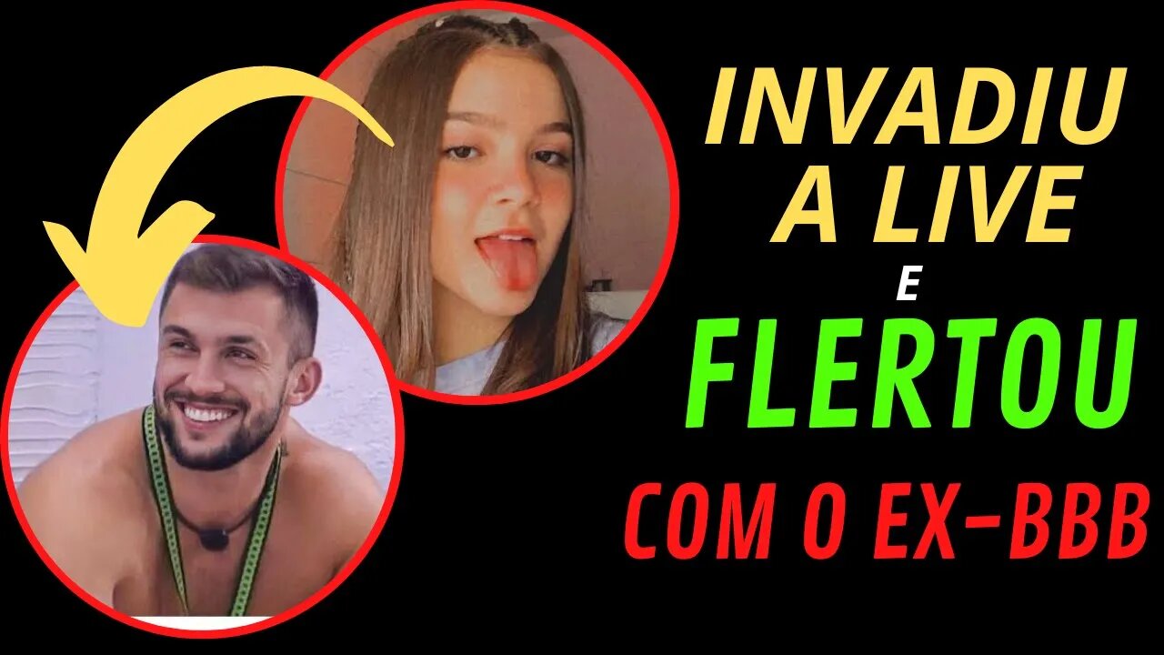 Mel Maia 'invadiu' uma live de Arthur Picoli no Instagram e flertou com o ex-BBB. ENTENDA!