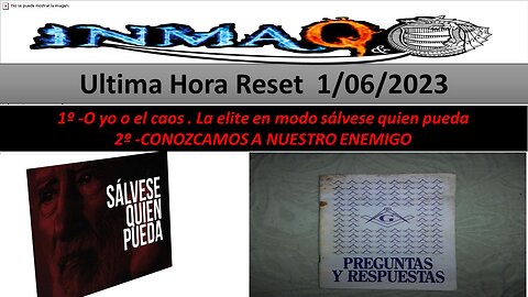 1º - O yo o el caos . La elite en modo sálvese quien pueda CONOZCAMOS A NUESTRO ENEMIGO