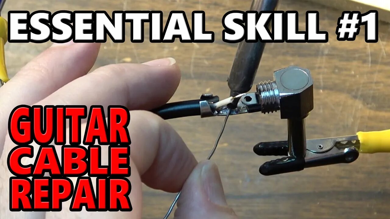 ESSENTIAL SKILLS FOR PRACTICAL MUSICIANS: Guitar Cable Repair / How to Fix