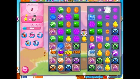 Candy Crush Level 3235 Talkthrough, 18 Moves 0 Boosters