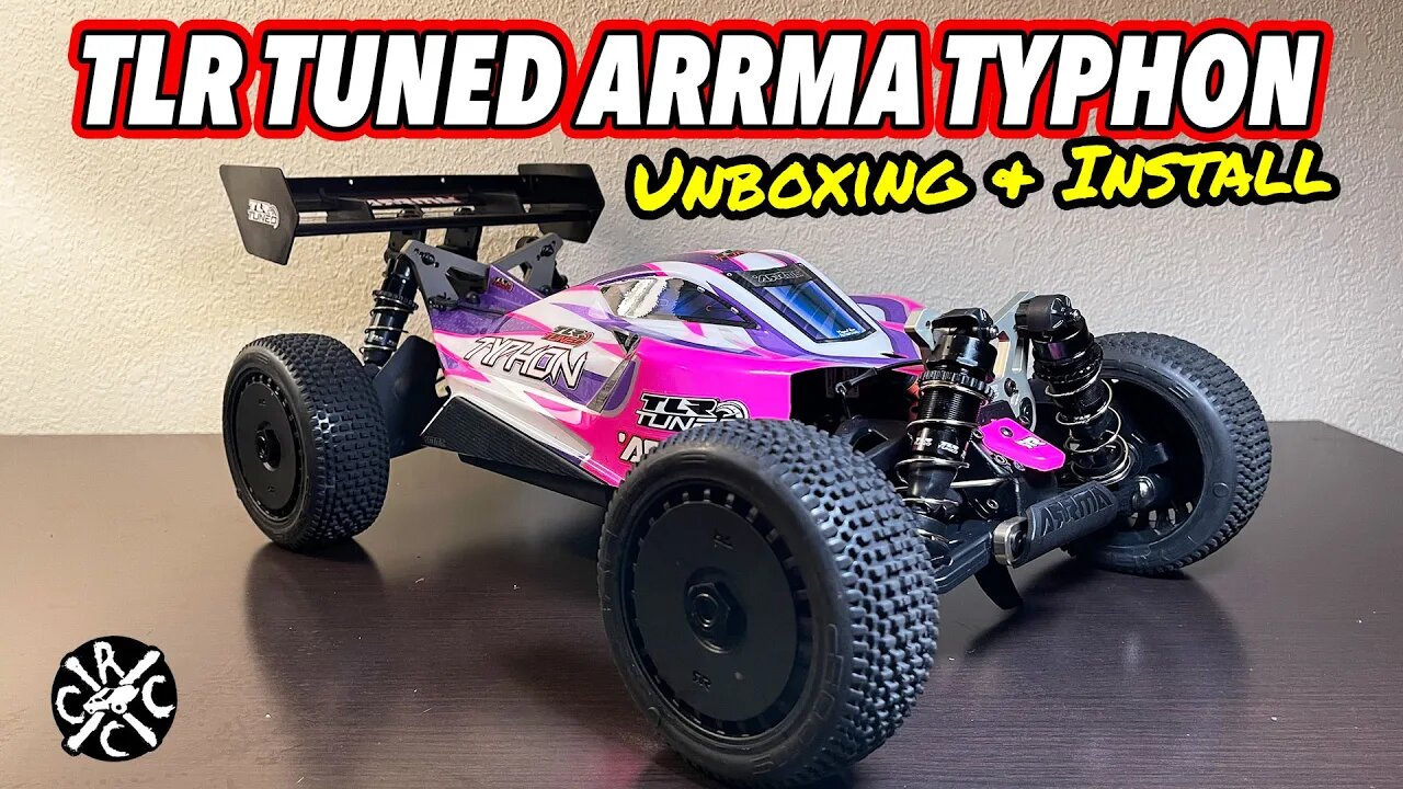 TLR Tuned ARRMA Typhon Roller: Unboxing, Electronics Installation, & Quick Run