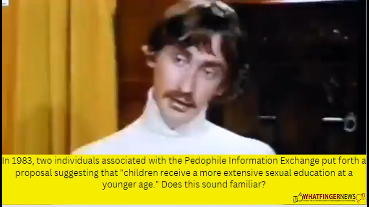 In 1983, two individuals associated with the Pedophile Information Exchange put forth