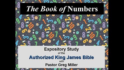 033 Numbers 33:1-56 (Numbers Studies)