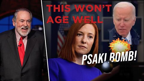 WHOA! Jen Psaki UNLOADS Judgement Bomb on BIDEN! | LwM Clip | Huckabee