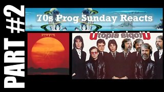 pt2 React | Utopia | Singring and the Glass Guitar | 70s prog