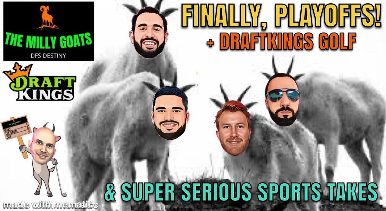 🟢 DraftKings Golf Cash, Finally Playoff Sports, & Deep Sea Fishing is BACK