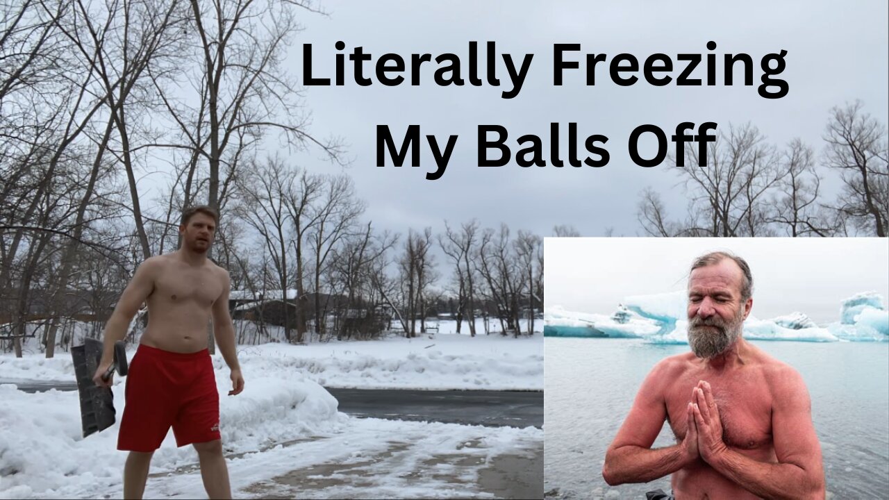 Freezing With NO SHIRT, HAT, OR GLOVES - Trying the Wim Hof Method