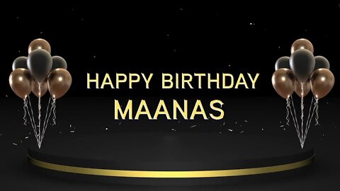 Wish you a very Happy Birthday Maanas