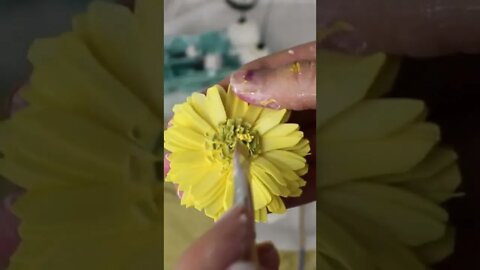 Do these flowers look real? (wood Painted flowers) #shorts