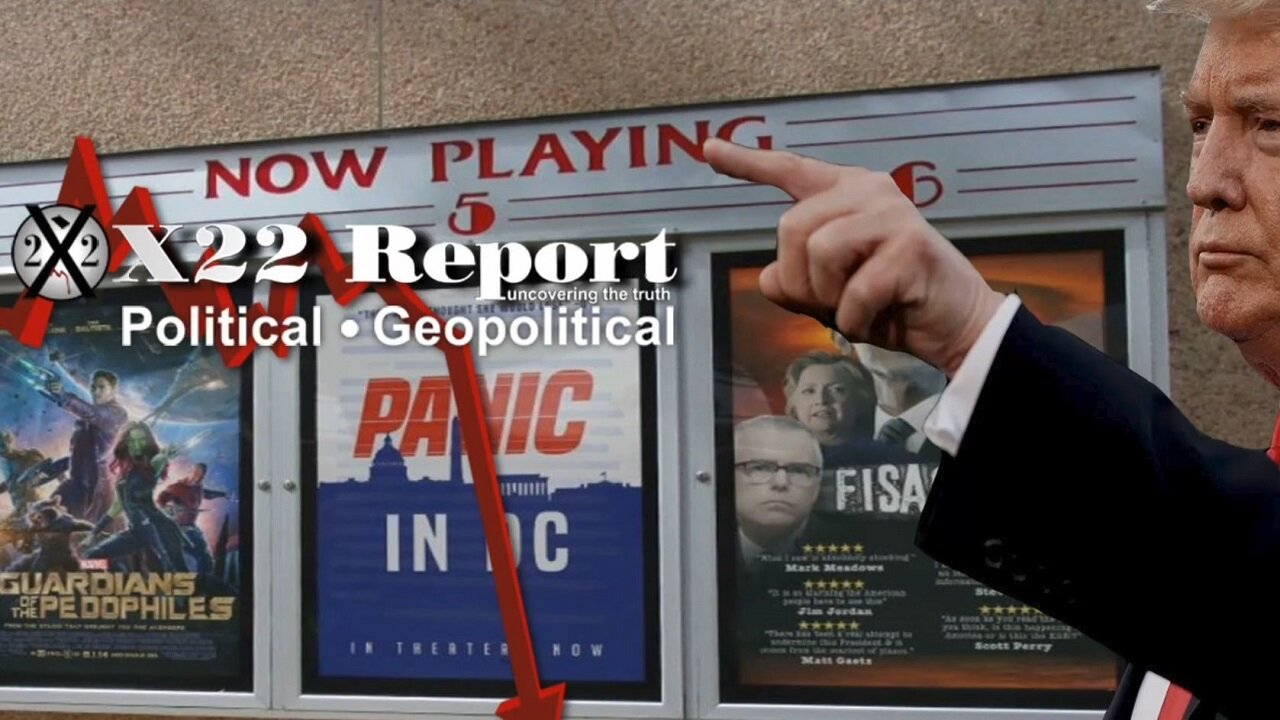 X22 Dave Report - Ep. 3309B - All 3 Movies Playing At Same Time, Guardian Of Pedophiles, Panic In DC