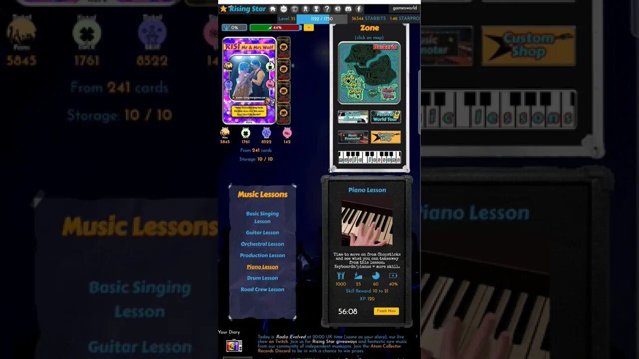 How To Level Up Faster In RISING STAR Play To Earn NFT Music Career Game | Quinn Trim | #Shorts