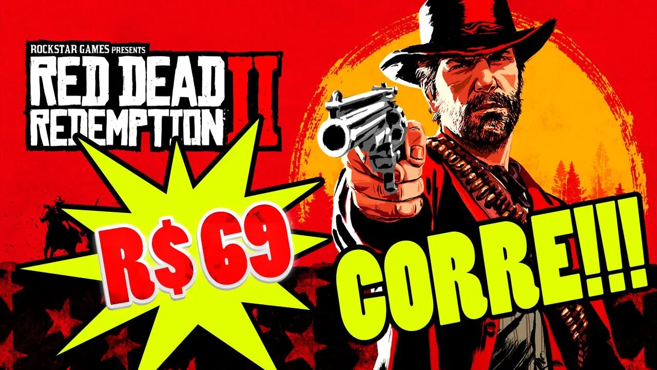 INCRÍVEL!!! Tem games GRATIS hoje e RED DEAD REDEMPTION II por R$ 69 REAIS!!! #gamesgratis