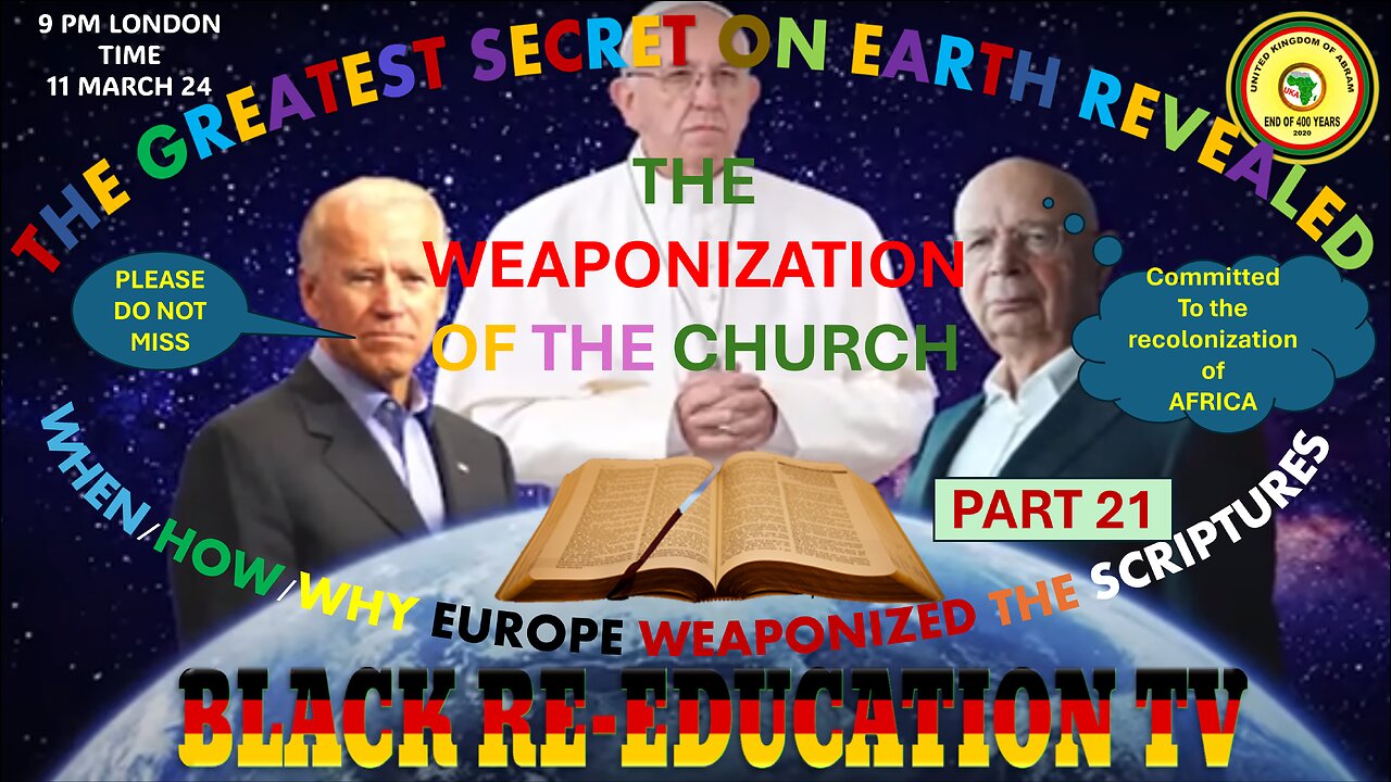 AFRICA IS THE HOLY LAND || THE WEAPONIZATION OF THE CHURCH