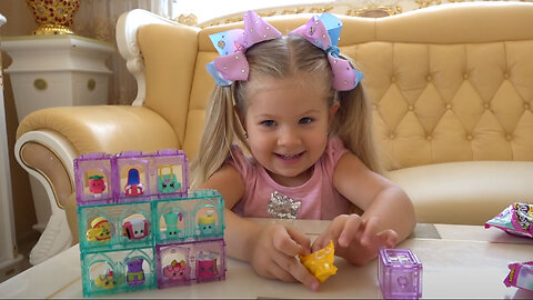 Shopkins surprises toys 8 season unboxing with Diana