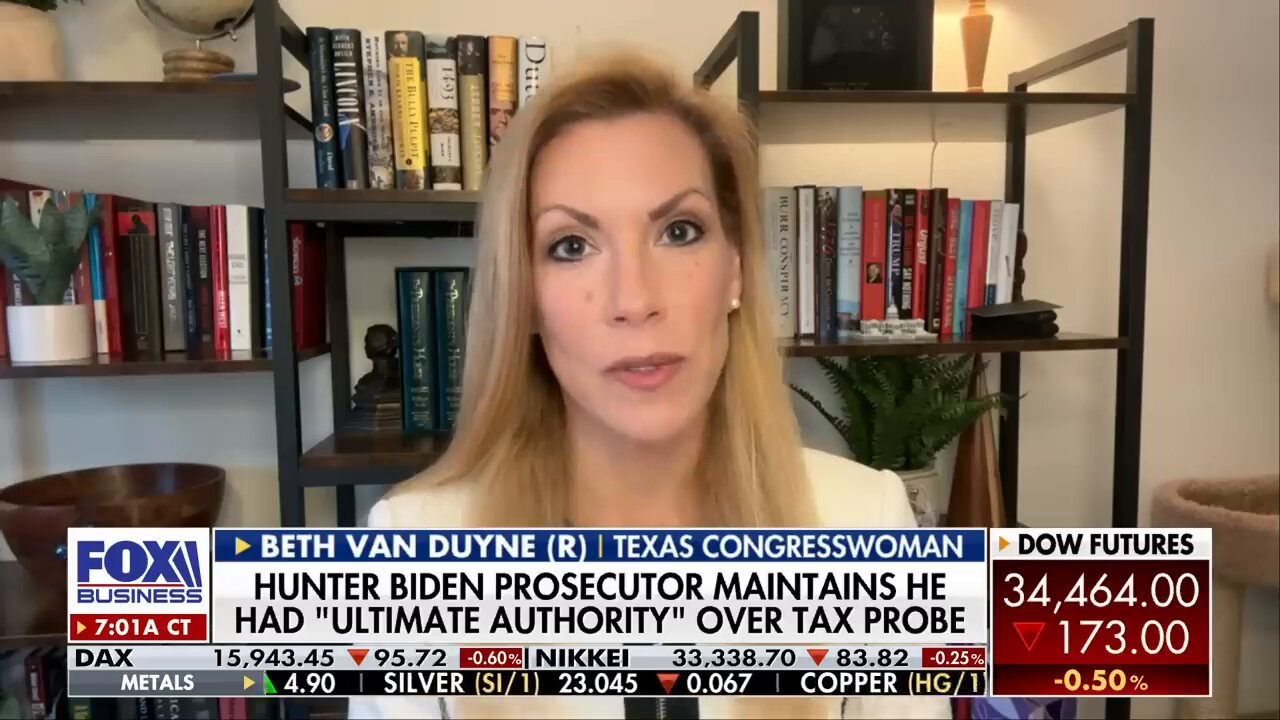 Rep. Beth Van Duyne reveals what lawmakers know from Hunter Biden’s IRS whistleblower