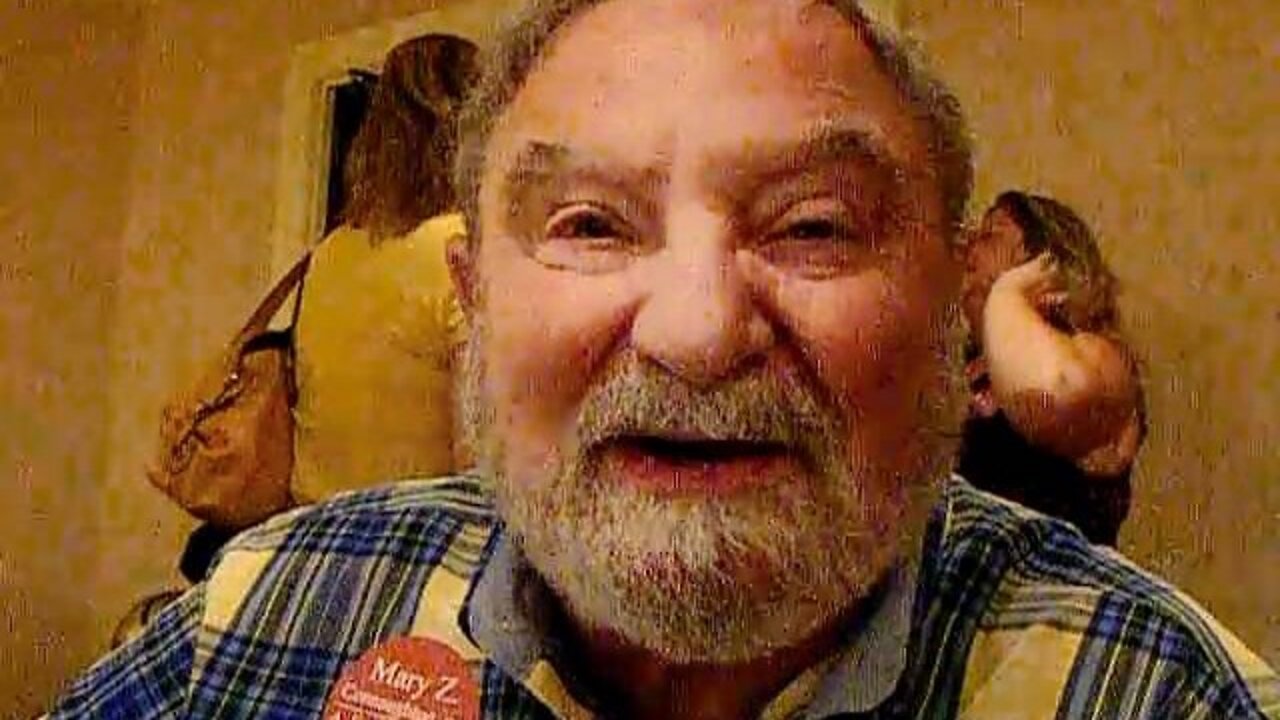 Barry at the end of the Plymouth County GOP straw poll