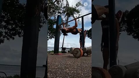 depois de fazer barra, faça esse exercício. #shorts #treino