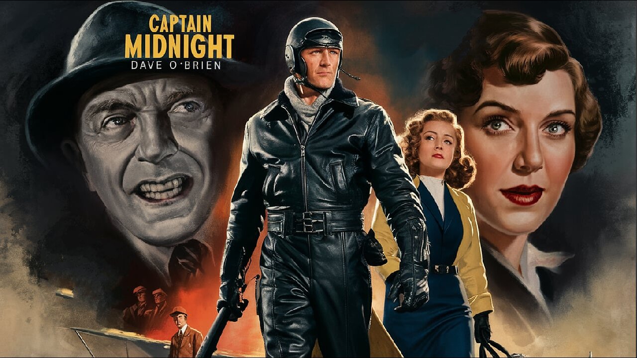 CAPTAIN MIDNIGHT (1942) Dave O'Brien & Dorothy Short | Adventure, Drama | B&W | Timeless Movie