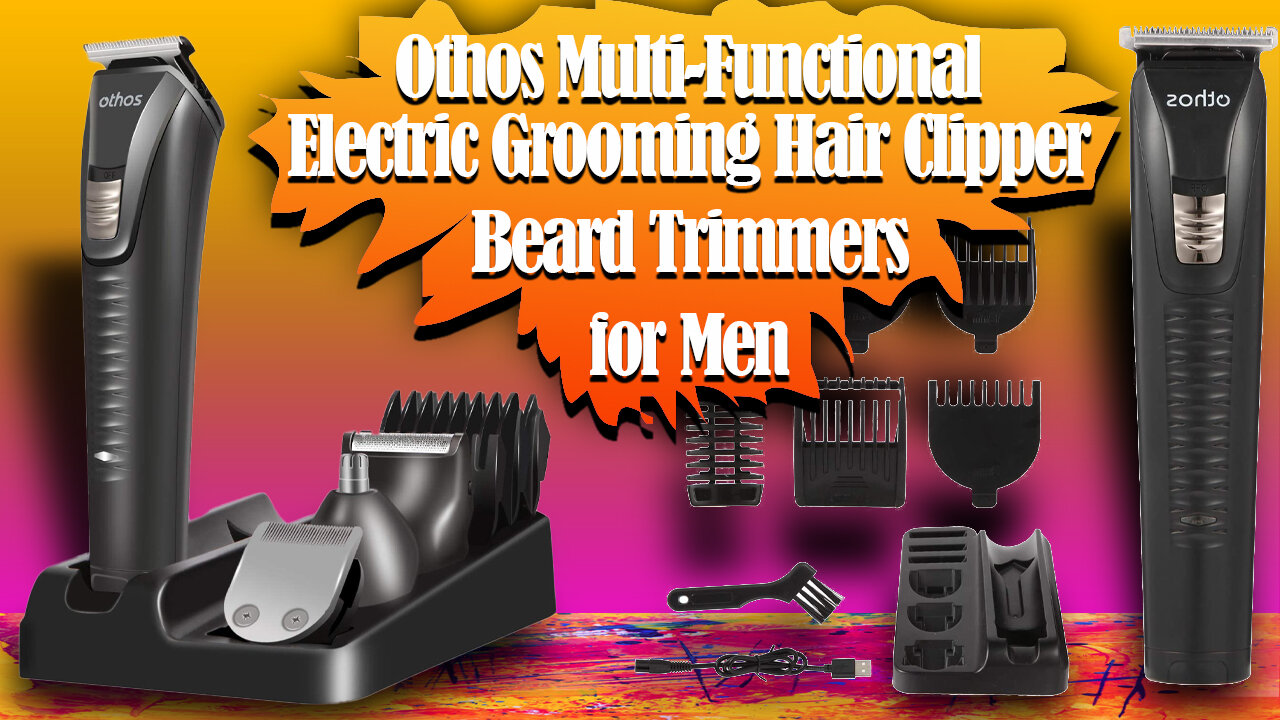 othos Multi-Functional Electric Grooming Hair Clipper Beard Trimmers Shaver Kit for Men Shaver