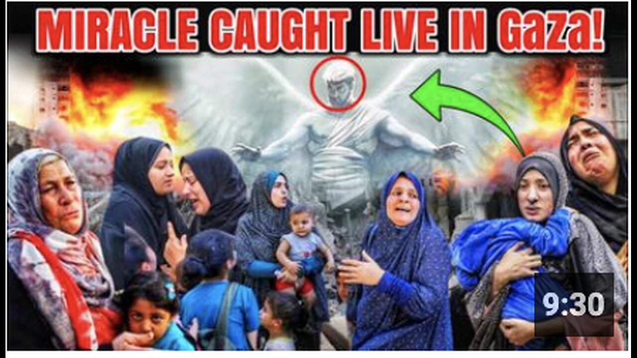 Angel appeared to 20 Muslim women in Gaza & saved them from being killed!