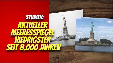Aktueller Meeresspiegel niedrigster seit 8000 Jahren! (HEFTIG! 😵)@Kai Brenner