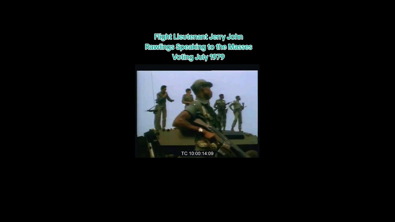 FLT LT GENERAL RAWLINGS SPEAKS ABOUT VOTING IN 1979