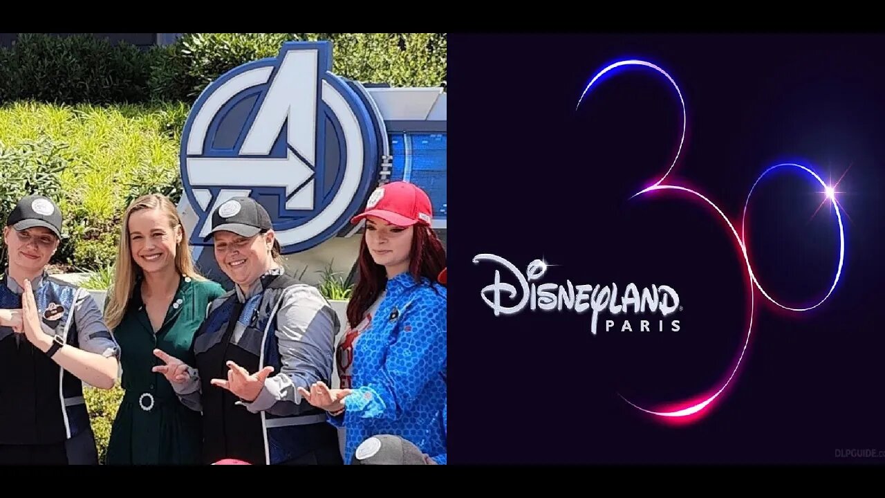 Come & Ride BRIE LARSON Like A Roller Coaster at Disneyland Paris' Avengers Campus