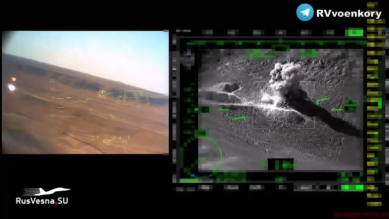 In Syria A Russian Mi-35 Crew Destroys The Lair Of A Terrorist Group Trained By US SOF Instructors