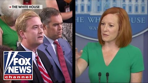 Peter Doocy confronts Psaki over Biden's Afghanistan exit